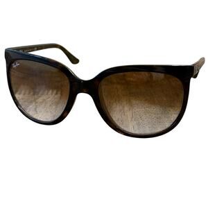 VTG Ray-Ban Sunglasses Tortoise Cats Eye RB 4126 CATS 1000 710/51 2N Women's